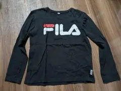 FILA ブラック 長袖ロンＴ140cm