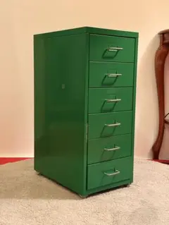 IKEA/イケア オフィスチェストキャスター付き 6段収納 デスク脇机