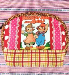 ☆レトロ アン＆アンディ ハンドメイドポーチ オレンジ