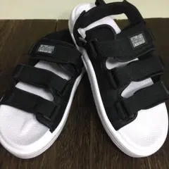 スポーツサンダル ベルクロ サンダル シューズ レディース 新品 BKWH L