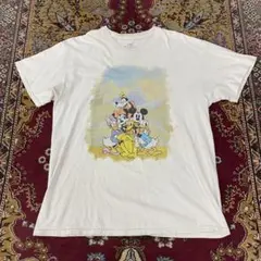公式 ディズニー ミッキー ミニー プルート キャラ集合 Tシャツ