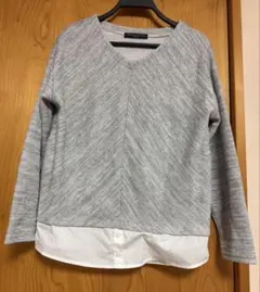 Honeysuckle Rose グレー Vネック M