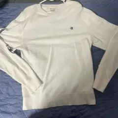 Champion ホワイト スウェット Lサイズ