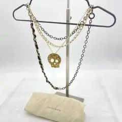 美品 ANTEPRIMA アンテプリマ アクセサリー ネックレス スカル