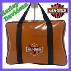HARLEY-DAVIDSON ボストンバッグ 黒/オレンジ 04-3946.jpg