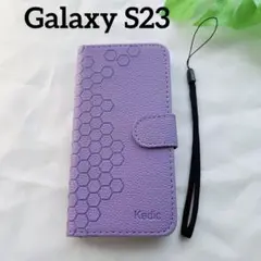 Galaxy S23 ケース手帳型 人気 スマホケース むらさき