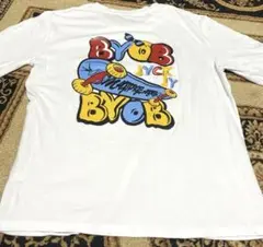 スケボーTシャツ背面ビックプリント　カラフルXL