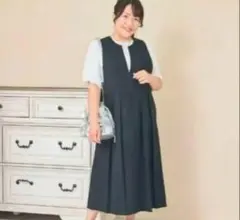 Hina★プリーツワンピース★ジャンパースカート★ひなさん★しまむら★LL