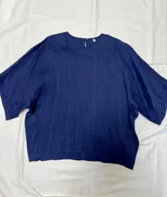 無印良品　ヘンプレーヨン 半袖ブラウス，シャツ