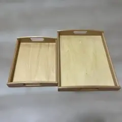 木製トレー　木製トレイ　モンテッソーリ　教具　子ども　インテリア