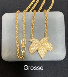 Grosse ネックレス ヴィンテージ グロッセ ゴールド 美品 55cm
