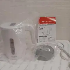 【新品　未使用】タマハシ　電気ケトル　ホワイト　1.0リットル