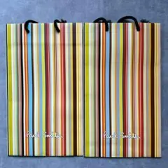 【美品】ポールスミス 紙袋 2枚 ショップバッグ ショッパー paulsmith