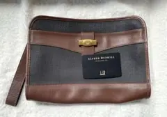 ダンヒル dunhill セカンドバッグ ロゴモチーフ クラッチバッグ メンズ