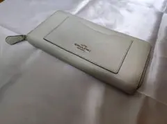 COACH コーチ 長財布 ベージュ色 整理記号B