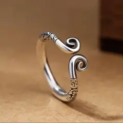 クリエイティブ 魔法 モチーフ 指輪 リング シルバー