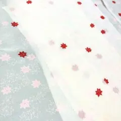 紅葉柄　 薄手生地 はぎれセット