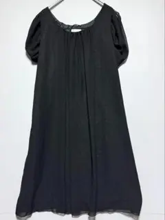 Rustenburg 極美品　フォーマル　ブラック 半袖 ロングワンピース　法事