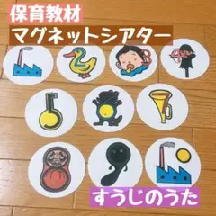 保育教材♪すうじのうた♪ 知育マグネットシアター