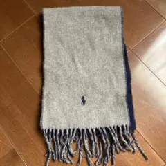 POLO RALPH LAUREN マフラー グレー ネイビー