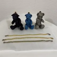 ラシット バッグ チャーム くま ベアー テディベアー キーホルダー マスコット