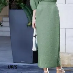 UR'S ふくれジャガードタイトスカート