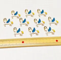 ユニコーン　エナメルチャーム　10個