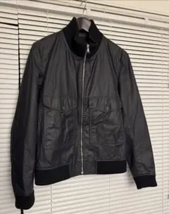 00s BANANA REPUBLIC レザー　MA1