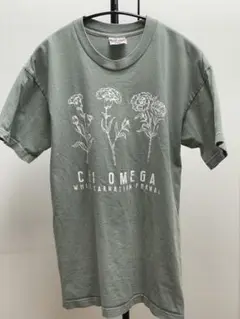 bayside ボタニカルプリント Tシャツ