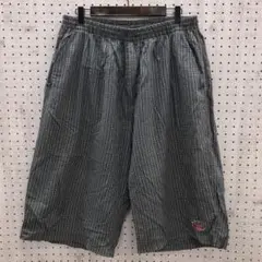 ビッグサイズ GRIND INC ロゴ刺繍入り チェック柄 ショーツ