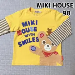 中古品　ミキハウス　長袖　90サイズ