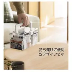 ✨持ち運び便利❣️収納ボックス✨見えて分かりやすい