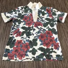 GU 花柄ポロシャツ　Sサイズ
