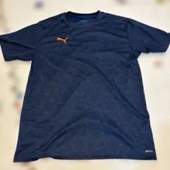 PUMA ダークブルー シャツ Lサイズ