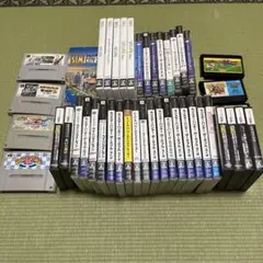 ジャンク】PSP DS Wii ファミコン スーパーファミコンソフト44点まとめ