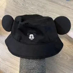 公式　ディズニーランド　耳つき帽子　ミッキーキャップ
