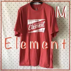 ELEMENTエレメントUS限定激レアロゴデザインカラーＴシャツＭ１点物
