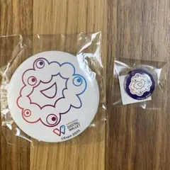 ミャクミャクチャレンジ　缶バッチ　2個