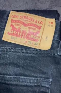 リーバイス　levi's ブラックデニム　メキシコ製