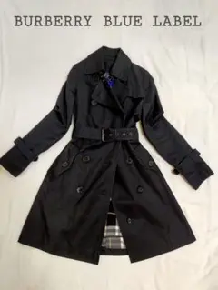 BURBERRY BLUE LABEL トレンチコート ライナー付き M 黒