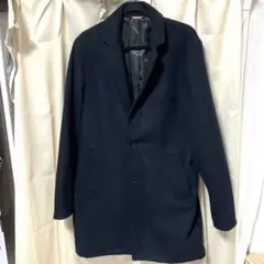 BEAMS ダークネイビーチェスターコート