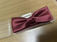 蝶ネクタイ　ボルドー