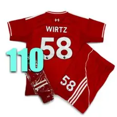 110㎝ 25-26 リバプール ヴィルツ サッカー ユニフォーム レプリカ