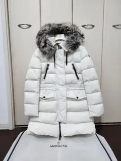MONCLER⭐モンクレール⭐アフロティ⭐APHROTI⭐ロングダウンコート⭐白