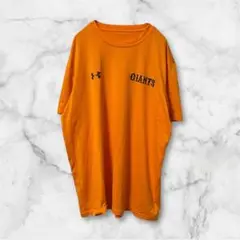 読売ジャイアンツ UNDER ARMOUR tシャツ 半袖　　野球　オレンジ