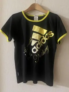 adidas Tシャツ 黒/黄