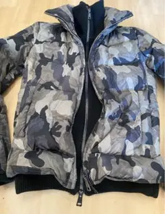 AKM ダウンジャケット 迷彩柄 Sサイズ