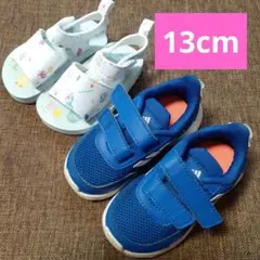 【セット】adidas スニーカー 13cm・スケーター サンダル ドラえもん