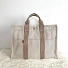 HERMES エルメス ニューフールトゥ MM トートバッグ ベージュ