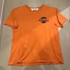 ATHLETA XLサイズオレンジ Tシャツ サッカーボールロゴ